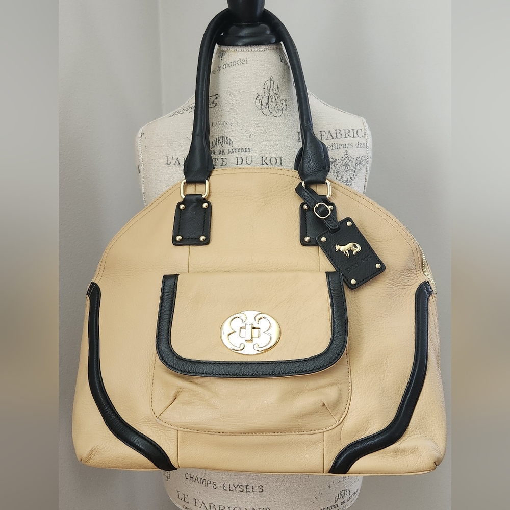 Leather shoulder bag EMMA FOX